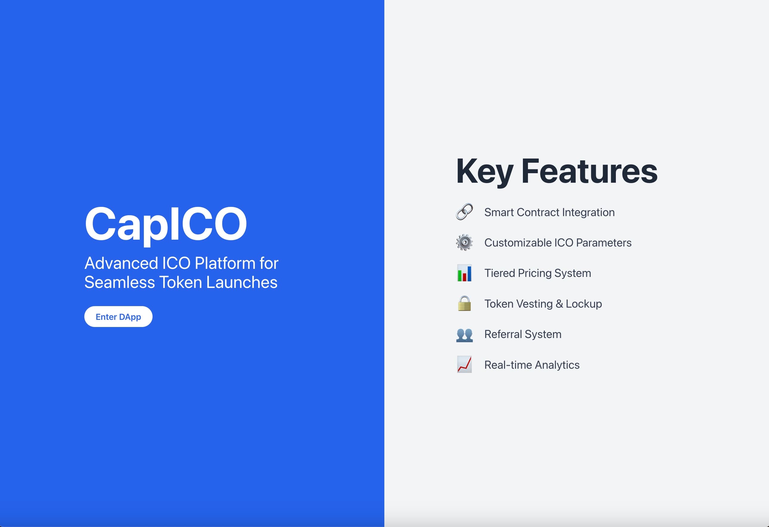 capICO - Token Sale Platform